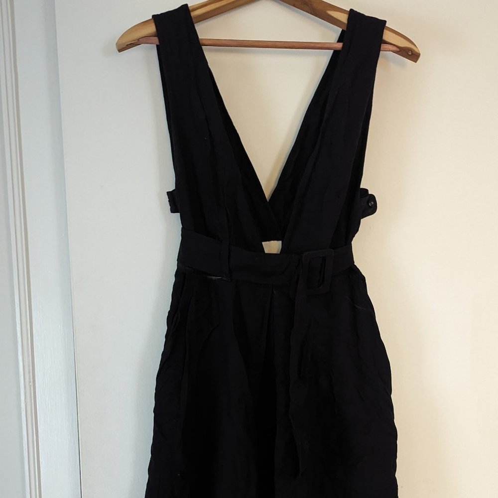 Linen Blend Anthropologie Maeve Little Black Dress